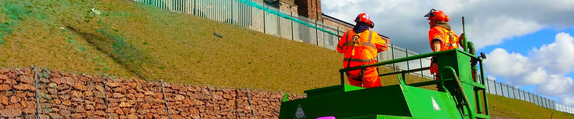 Borders Rail Hydroseeding